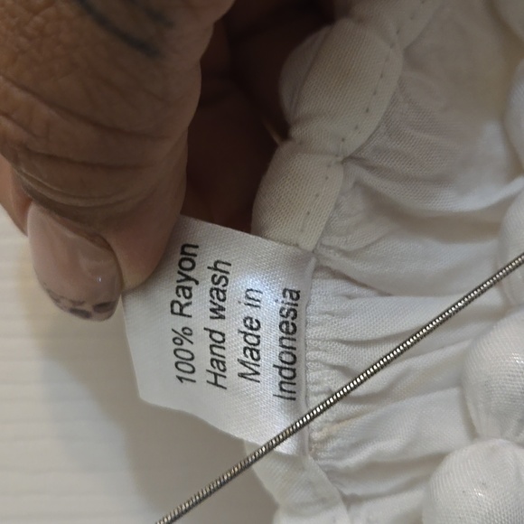 Just From Bali-dress,cover-up,summer,bohemian,ombre,white,green,festival - Picture 7 of 8